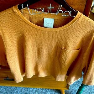 Varley cropped pocket tee